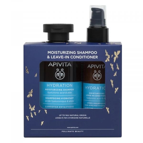 Apivita Hyaluronic Hydea Champo 250mL + Condicionador LeavIn 100mL