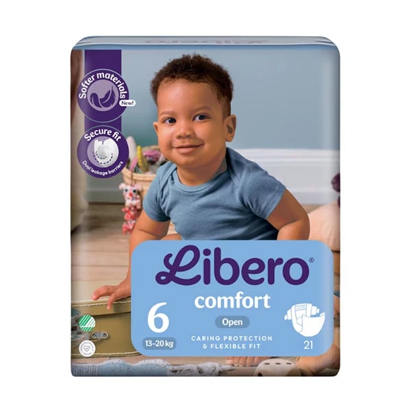 Libero Comfort T6 Fralda 13-20Kg 21 unidades