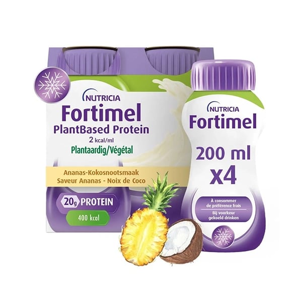 Fortimel Plant Based Protein Ananás Coco 4 x 200mL