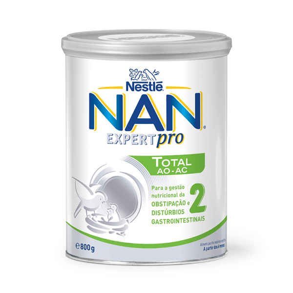 Nan ExpertPro Total AO-AC 2 Leite Transição 800g