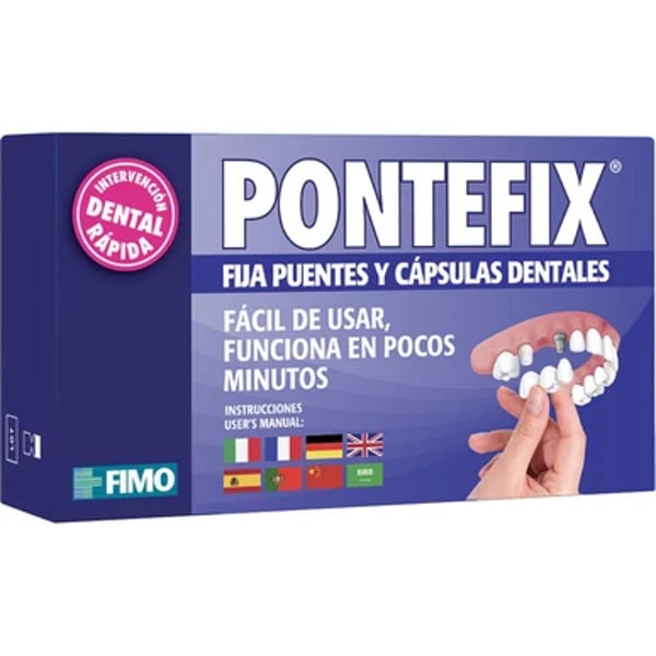 Fimo Pontefix Kit Fixa Pontes Cápsulas Dentárias