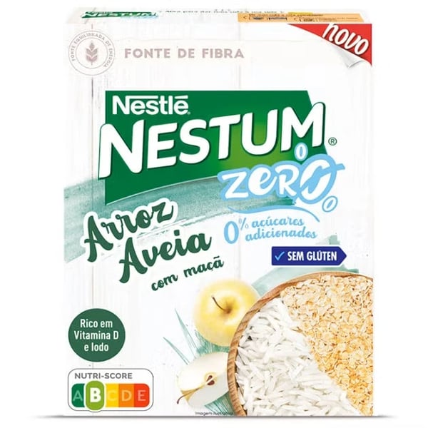 Nestum Zero% Arroz Aveia Maçã 250g