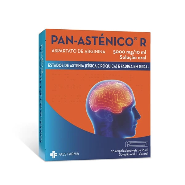 Pan-asténico R 5g x 20 ampolas bebíveis