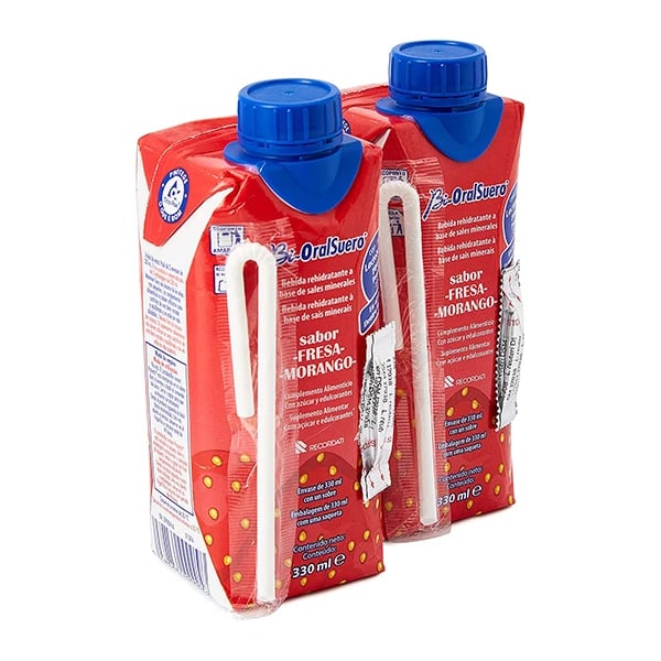 Bi-Oralsuero Morango Solução Oral 330mL 2 unidades