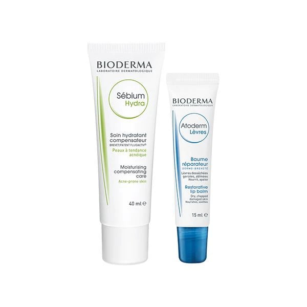 Bioderma Sebium ISOKIT Atoderm Balsamo Labial 15mL + Sebium Hydra 40mL