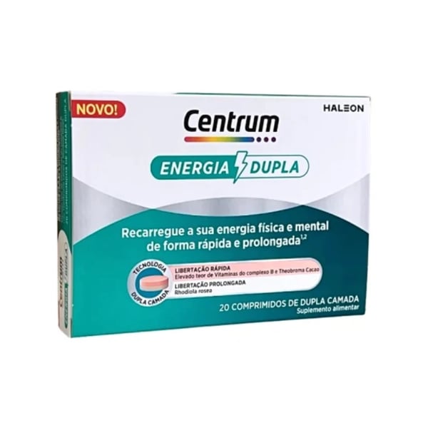 Centrum Energia Dupla 20 Comprimidos