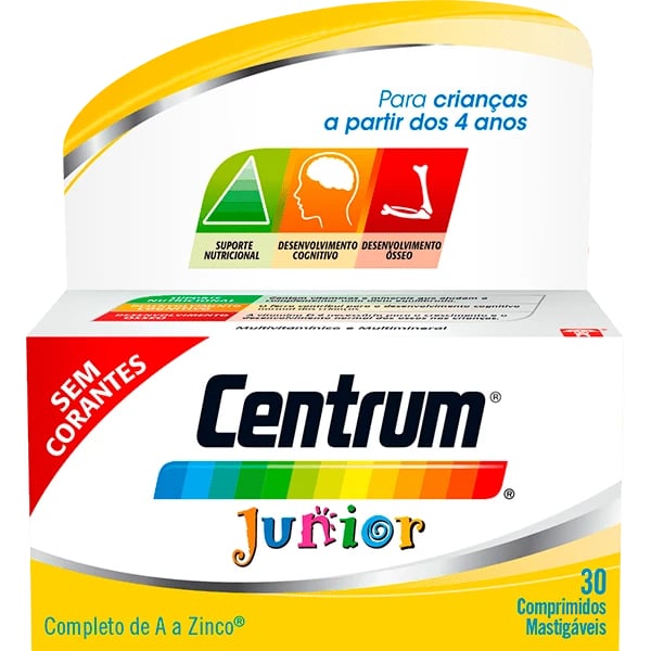 Centrum Junior 30 comprimidos mastigáveis