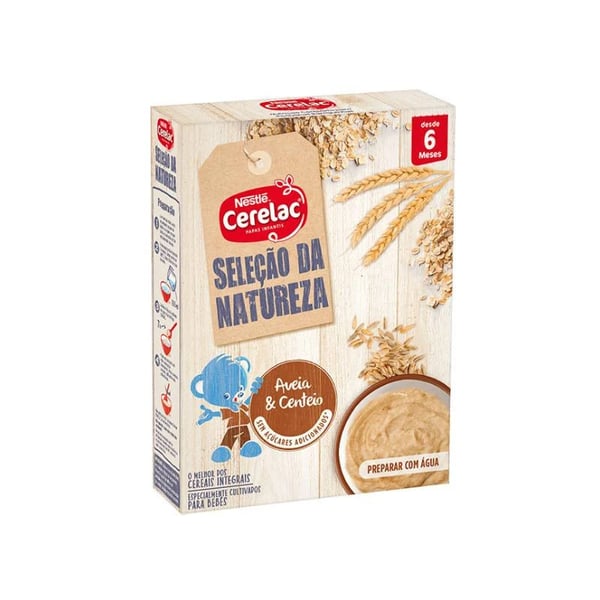 Cerelac Farinha Láctea Cereais Integrais Aveia Centeio 240g 6M+