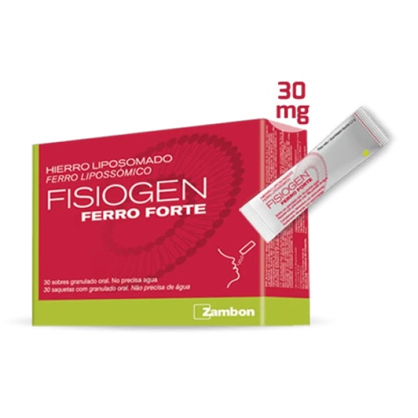 Fisiogen Ferro Forte 30 Saquetas Granulado