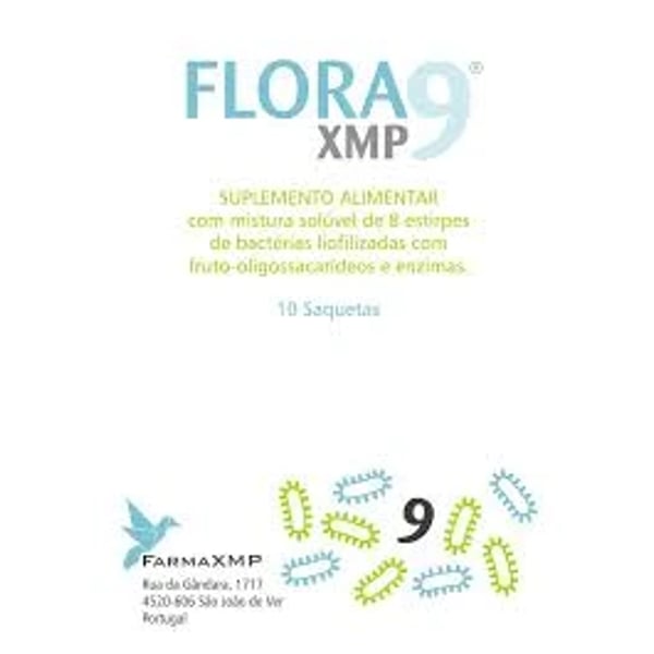 Flora9 Xmp 4gx10 saquetas pó solução oral