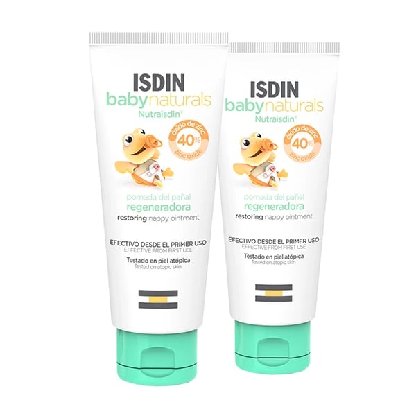 Isdin Babynaturals Duo Pomada Regeneradora 2 x 100mL Preço especial
