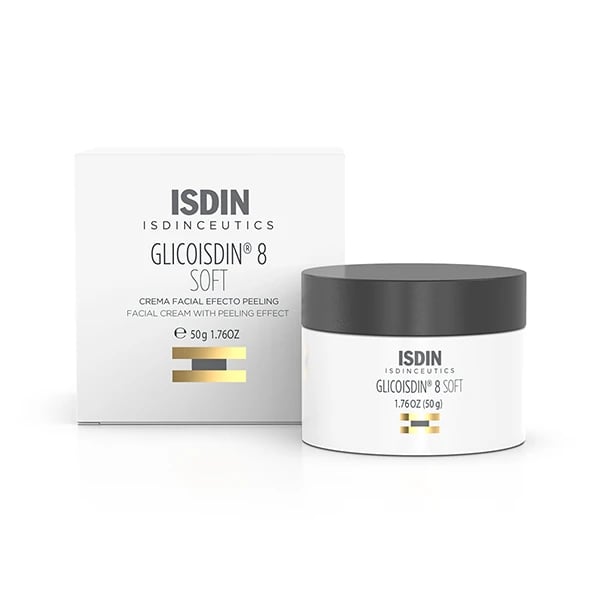 Isdinceutics Glicoisdin 8 Soft 50mL  -  Creme efeito peeling facial com ácido glicólico