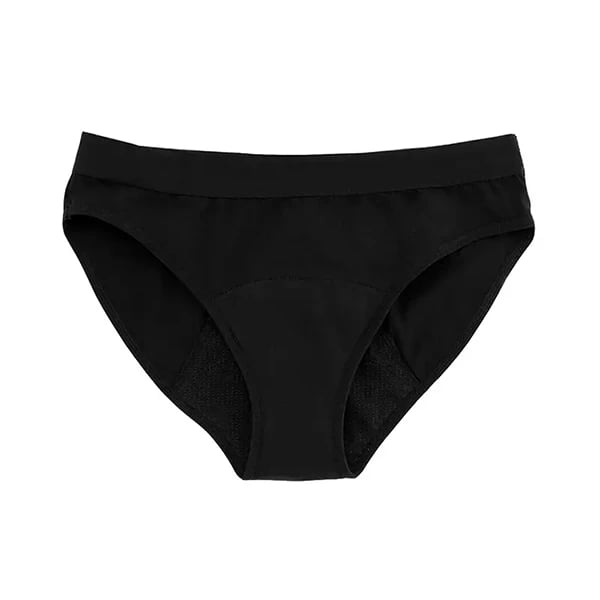 Platanomelón Cuecas Menstruais Kiwitas Classic Sporty Preto Tamanho L