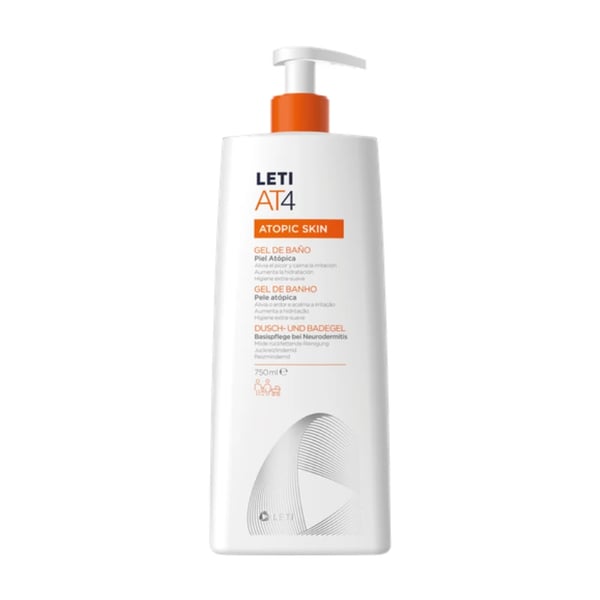 Leti AT4 Gel Banho Pele Atópica 750mL
