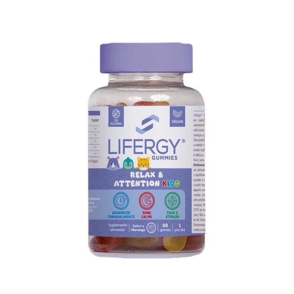 Lifergy Gummies Relax Attention Kids 60 gomas