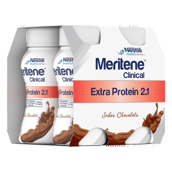 Meritene Clinical Extra Protein 2.1 Chocolate 4 x 200mL