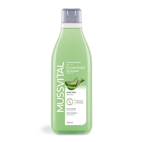 Mussvital Essent Gel Banho Aloe 750ml