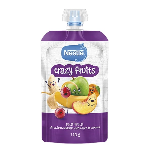 Nestle Pacotinho Crazy Fruits Tutti Frutti 110G 12m+