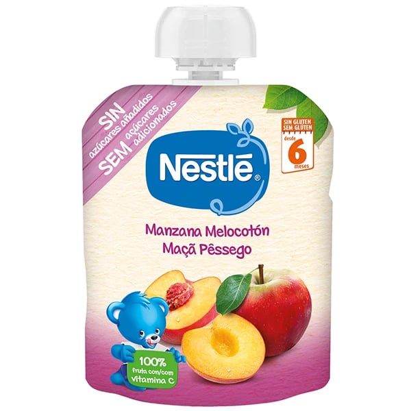 Nestle Pacotinho Maca Pessego 90G 6m+