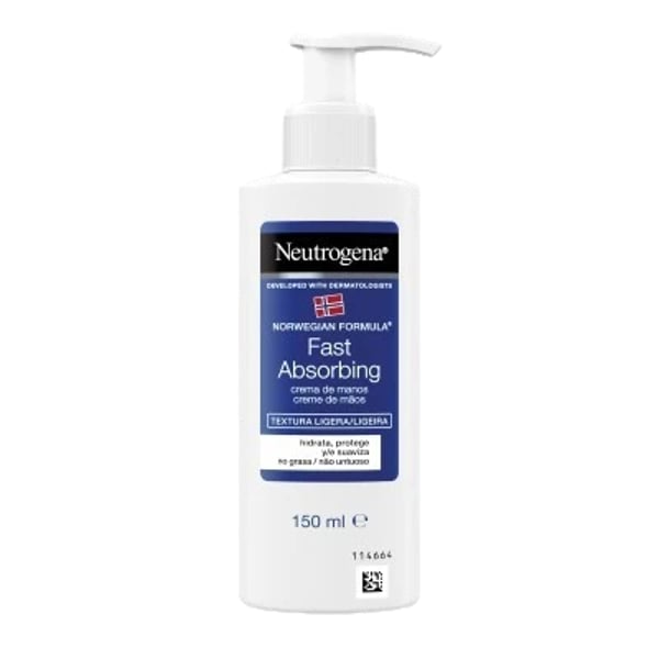 Neutrogena Mãos Creme Absorção Rápida Textura Ligeira 150mL