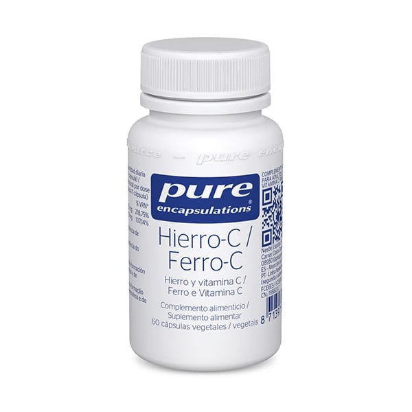 Pure Encapsulations Ferro-C 60 Capsulas