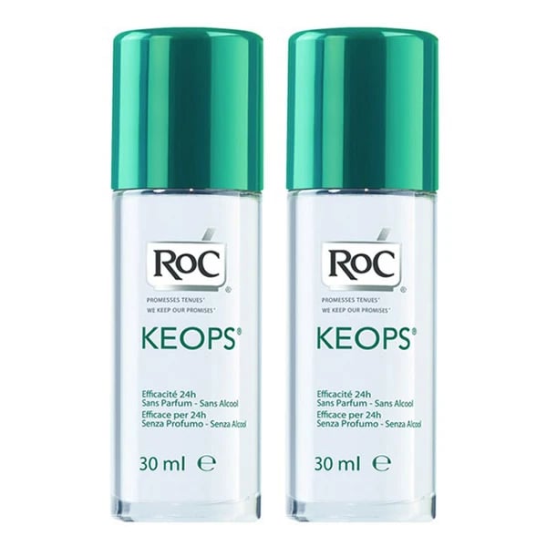 Roc Higiene Deo Keops Roll On 30mL x 2