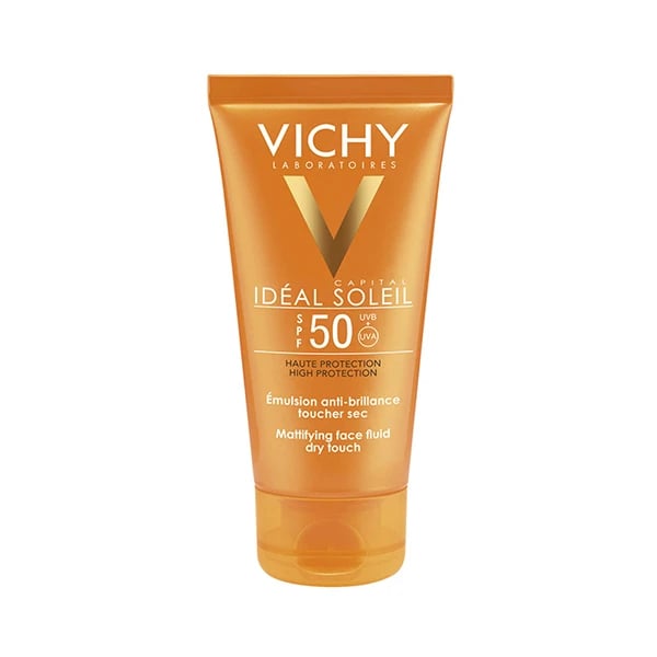 <mark>Vichy</mark> Ideal <mark>Soleil</mark> Creme Rosto Toque Seco spf50 50mL