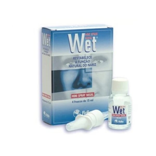 Wet Mini Spray Nasal 4 X 15mL